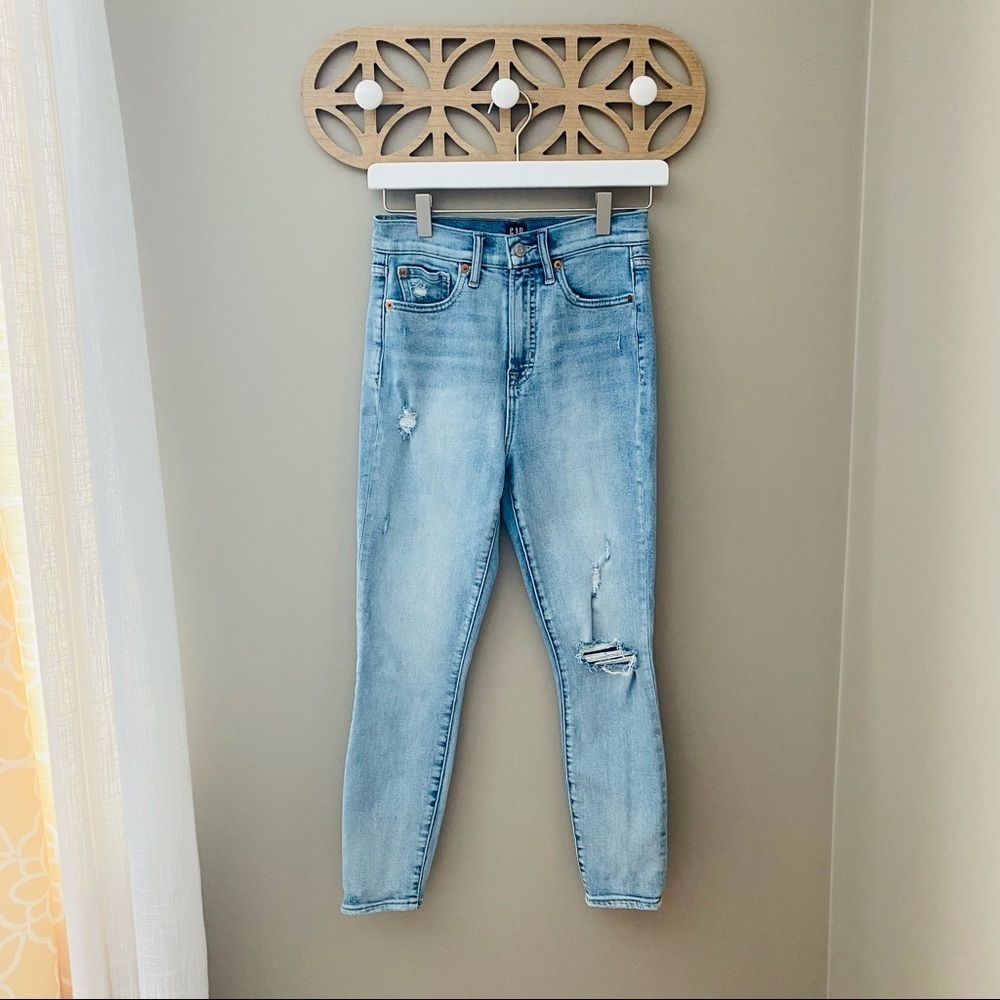 GAP True Skinny Denim Jeans Blue Sz 0P